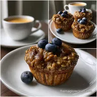 6 Baked Oatmeal Muffins One Batter: Healthy Grab-and-Go Breakfast