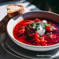 Ukrainian Borscht Soup: Authentic and Vibrant