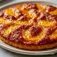 Baked Canned Peach Cobbler in 55 Minutes