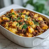 Beef Potato Casserole for 6 Servings