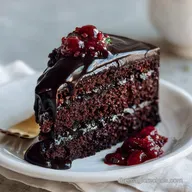 Black Velvet Cake for 14 Servings