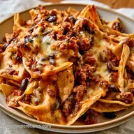Blackstone Beef Nachos for 4 Servings