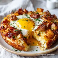 Breakfast Casserole With Sausage for 8