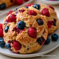 Fruit Scones in 27 Minutes: Golden