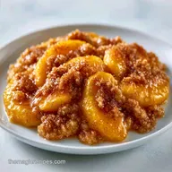 Easy Brown Sugar Peach Dessert for 8