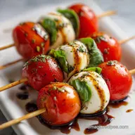 Caprese Skewers Appetizer in 15 Minutes