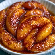 Caramelized Brown Sugar Peaches (10 min)