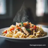 Chicken and Noodles: Velvety Broth, 1 Hour