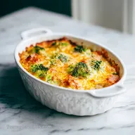 Chicken Broccoli Rice Casserole in 45 Minutes Baked