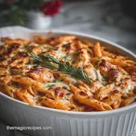Creamy Chicken Penne Casserole in 45 Minutes