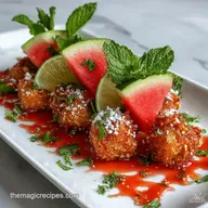 Chilled Watermelon Appetizer for 24 Servings