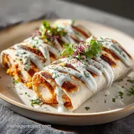 Chipotle Ranch Grilled Chicken Burrito Recipe for 4
