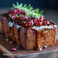 Christmas Desserts: Easy Sticky Toffee Pudding Loaf with Brandy Glaze