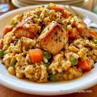 Fall Chicken Casserole with Rice