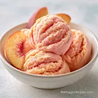 Creamy Peach Sherbet