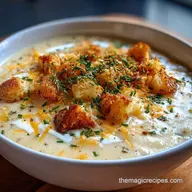 Crock Pot Crack Potato Soup with Creamy Cheese and Bacon