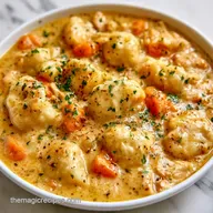 Creamy Chicken Dumplings for 6