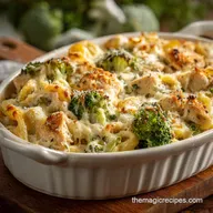 Easy Chicken Broccoli Alfredo Bake in 40 Minutes