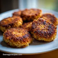 Easy Chicken Patties with Yogurt for 4 Servings