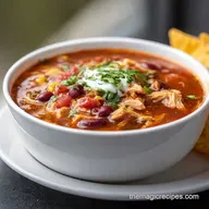 Chicken Taco Soup: Zesty and Smoky