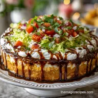 Mexican 7 Layer Dip Party-Ready Creamy Baked