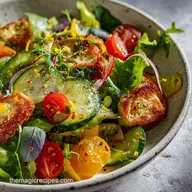 Fresh Spring Salad Recipe with Lemon Vinaigrette in 20 Minutes