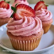 Fun Strawberry Cupcakes for Kids Baked