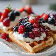 Galentine s Day and Fun Mother s Day Brunch Waffle | Make Ahead Brunch
