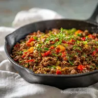 Ground Beef Recipe with Garlic: 15-Minute Pan-Seared Silky Beef