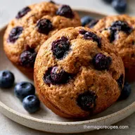 Blueberry Muffins with Greek Yogurt