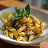 Healthy Pasta Recipes: Roasted Lemon Garlic Dish