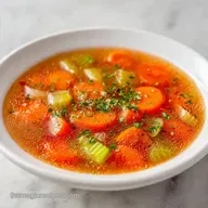 Hearty Chunky Veggie Soup: Thick Broth