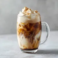 Keto Iced Coffee with Vanilla Cream in 3 Minutes