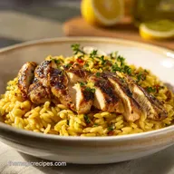 Lemon Chicken Orzo with Lemon Zest in 30 Minutes
