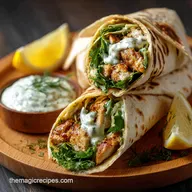 Chicken Wraps: Zesty Lemon Herb with Smoked Aioli (Quick Lunch)