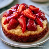 Light Strawberry Sponge Cake for 8 Slices