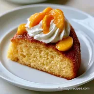 Peaches and Cream Cake for 20 Servings