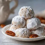 Pecan Snowball Cookies: Old Fashioned Recipe in 1 Hour