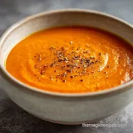 Peppery Roasted Veggie Soup: Velvety