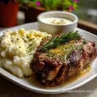 Prime Rib Side Dish with Garlic Mashed Potatoes