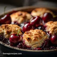 Cherry Cobbler Recipe: Rustic, Easy, Butter-Rich Biscuit Topping