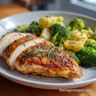 High Protein Low Calorie Meal with Roasted Chicken Easy Recipe: Tender & Zesty