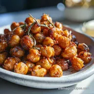 Tasty Healthy Snack with Roasted Chickpeas