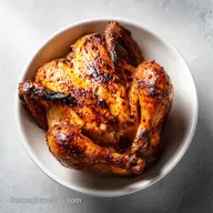 Roasted Half Chicken: Mahogany-Skinned and Succulent