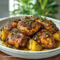 Comidas para Reuniones Familiares Sencillas: Oven-Only Caramelized Chicken
