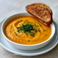 Silky Roasted Vegetable Soup: 4 Servings