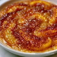 Peach Cobbler with Dark Brown Sugar