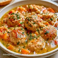 Chicken Meatball Soup for 6 Servings