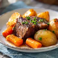 Slow Cooker Pot Roast for 8 Servings