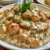 SlowCooker Chicken Alfredo for 8 Servings